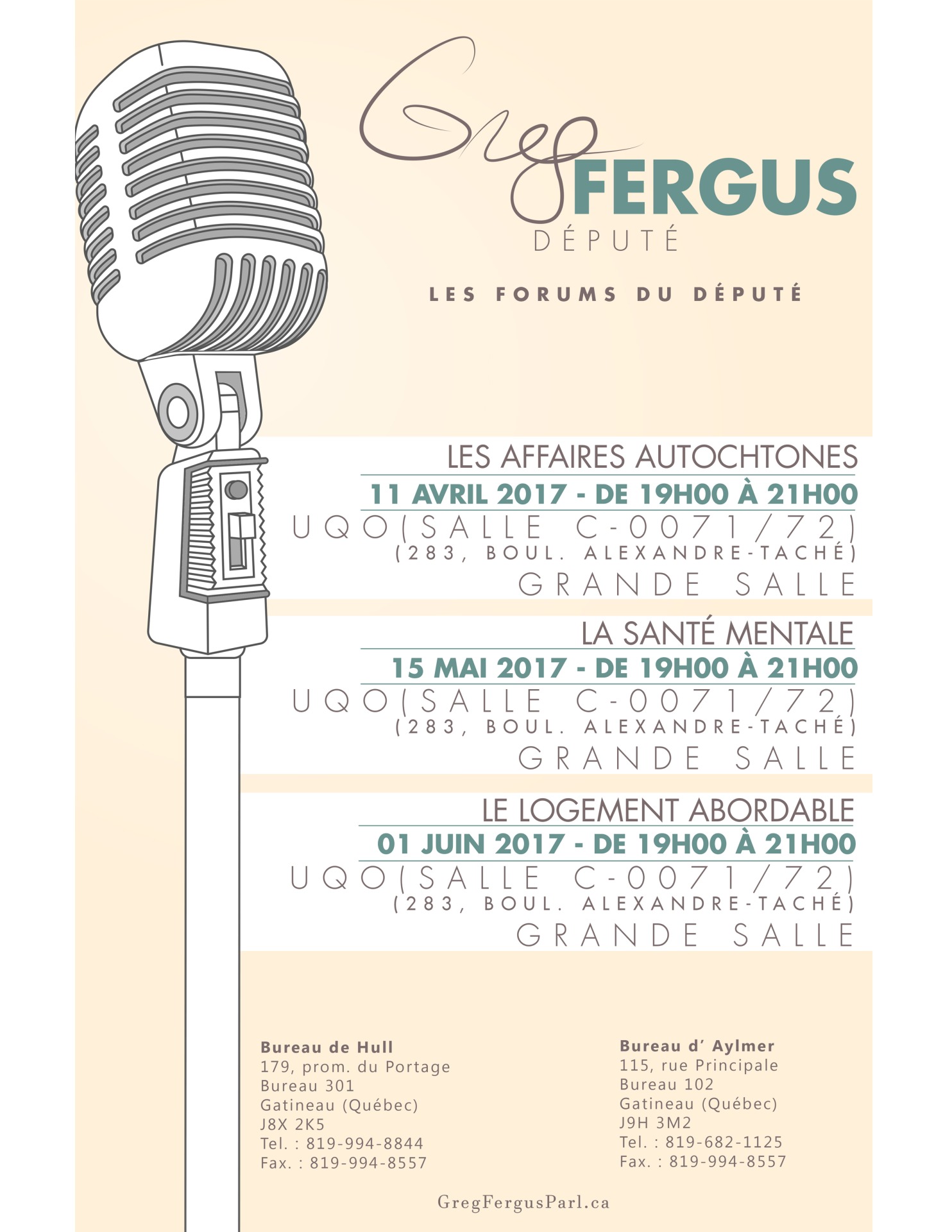 Townhall Poster (French)